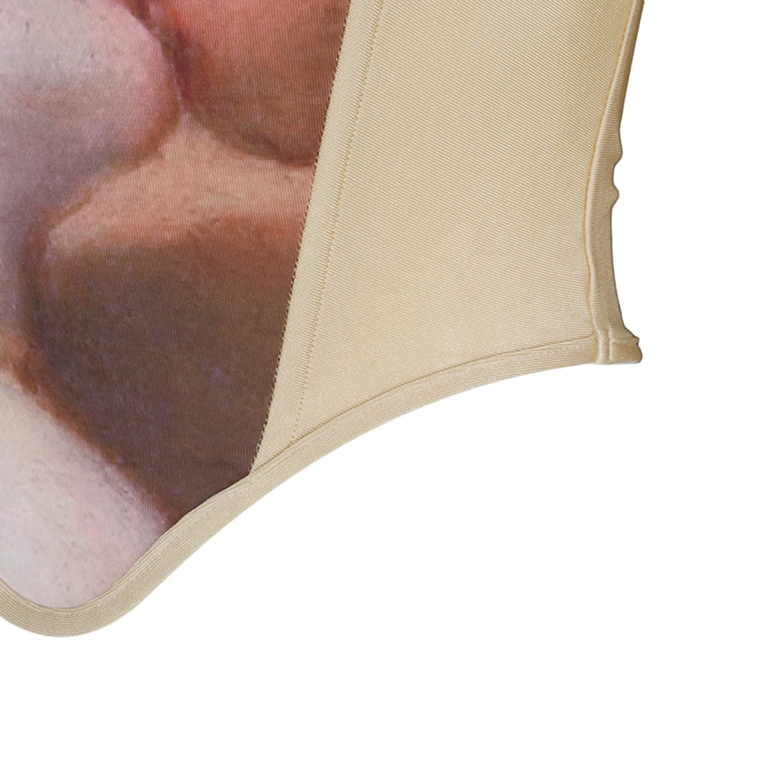 

Womens Sexy Crop Tank Tops Trendy Print Sleeveless Scoop Neck Patchwork Vest with Irregular Hem