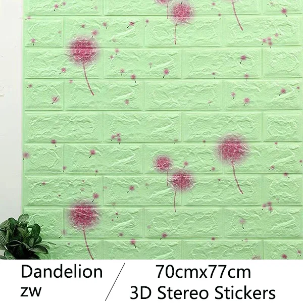 

DIY 3D Wall Stickers PE Foam Safty Home Decor Wallpaper Wall Decor Brick Living Room Kids Bedroom Decorative Sticker