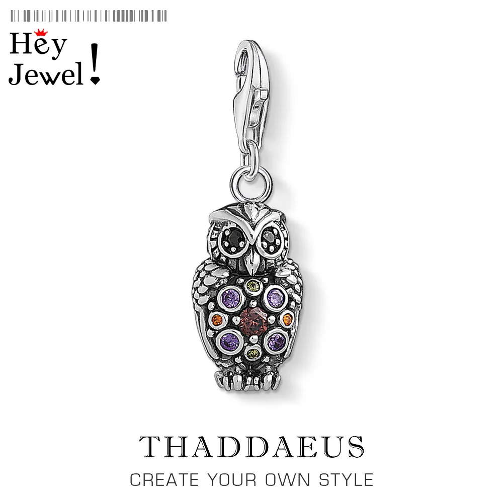 

Elegant Owl Charm Europe Queen of the Night Good Jewelry Europe Women Gift In 925 Sterling Silver Fit Bag Bracelet Super Deals