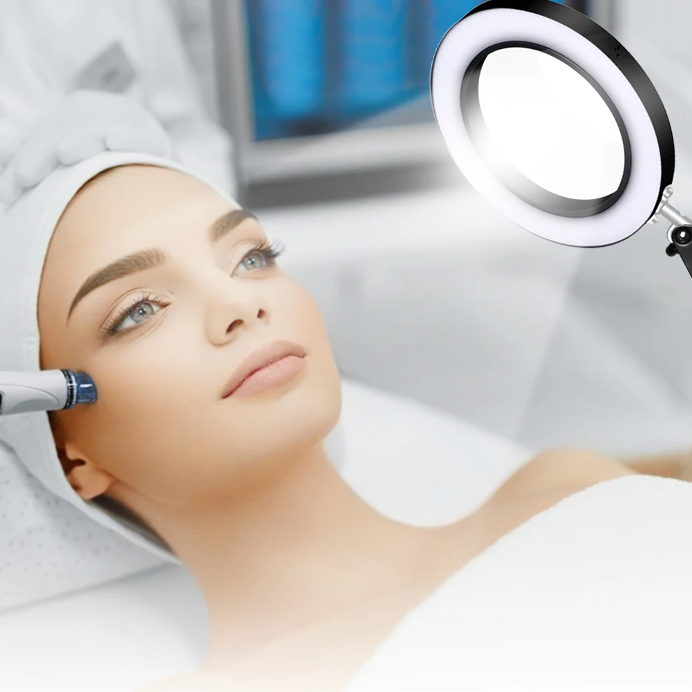 5X светодиодный светильник Лупа Вспомогательный зажим Сварка увеличительное