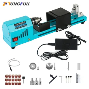 Электрический токарный мини-станок по дереву, 150 Вт