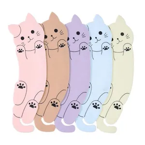 Коврик для унитаза, многоразовый, теплый, мягкий, забавный мультяшный Кот, моющееся сиденье, для ванных и туалетных комнат