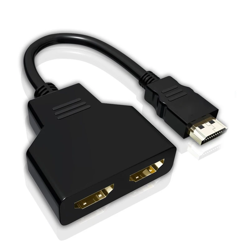 4K HDMI 2 0 кабель сплиттер адаптер преобразует 1 в Выход папа UHD|Кабели HDMI| |