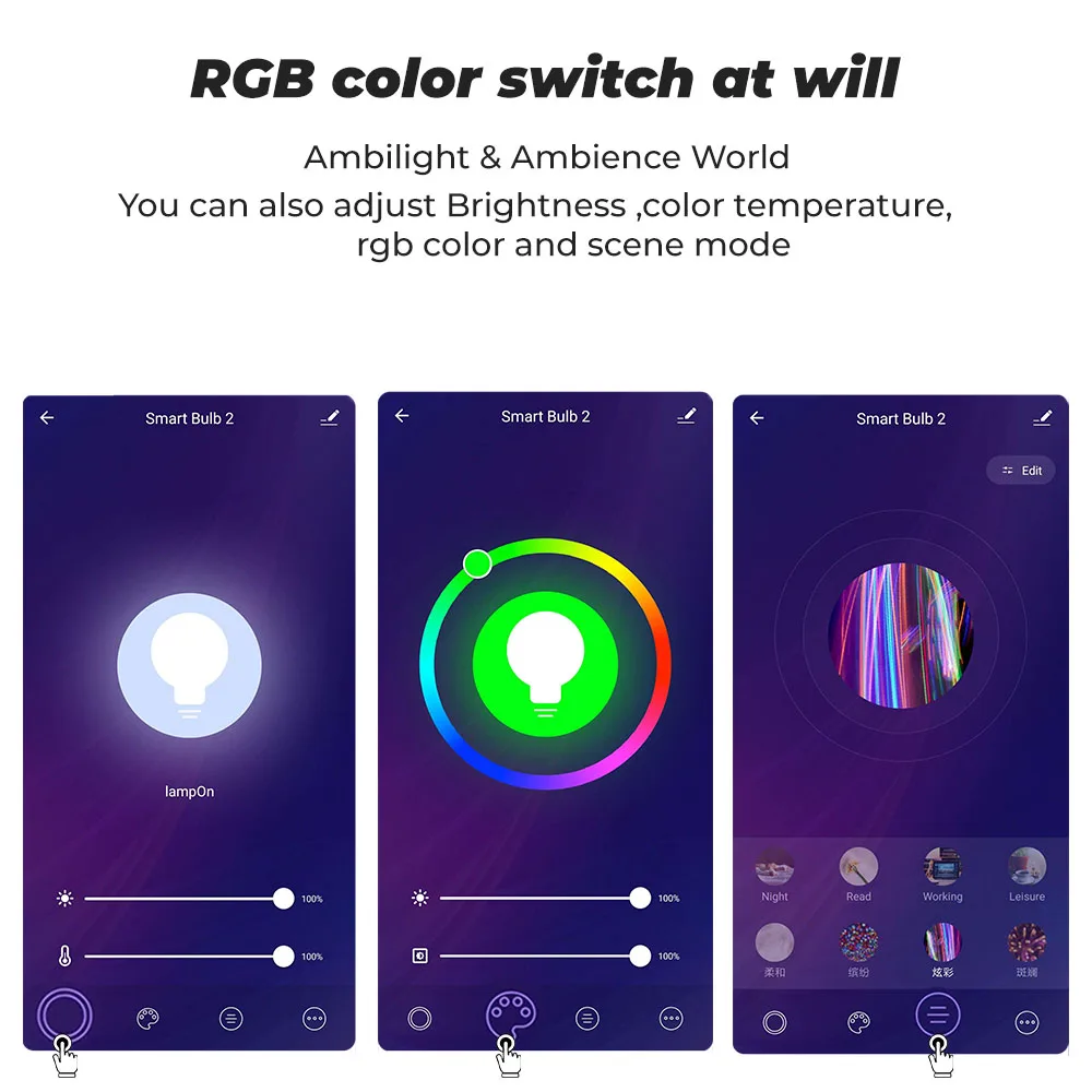 SMATRUL13W tuya Wi-Fi лампа E27 светодиодная RGB цветная волшебная в сочетании с Alexa Google Home