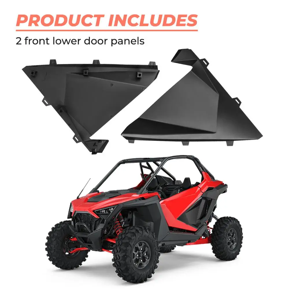 Lower Door Panel Inserts For Polaris RZR PRO XP 2020 High-quality PP Material Easy installation