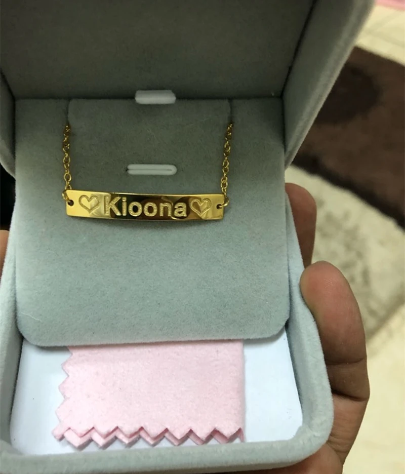 Модный длинный женский браслет с именем бара персонализированные ювелирные