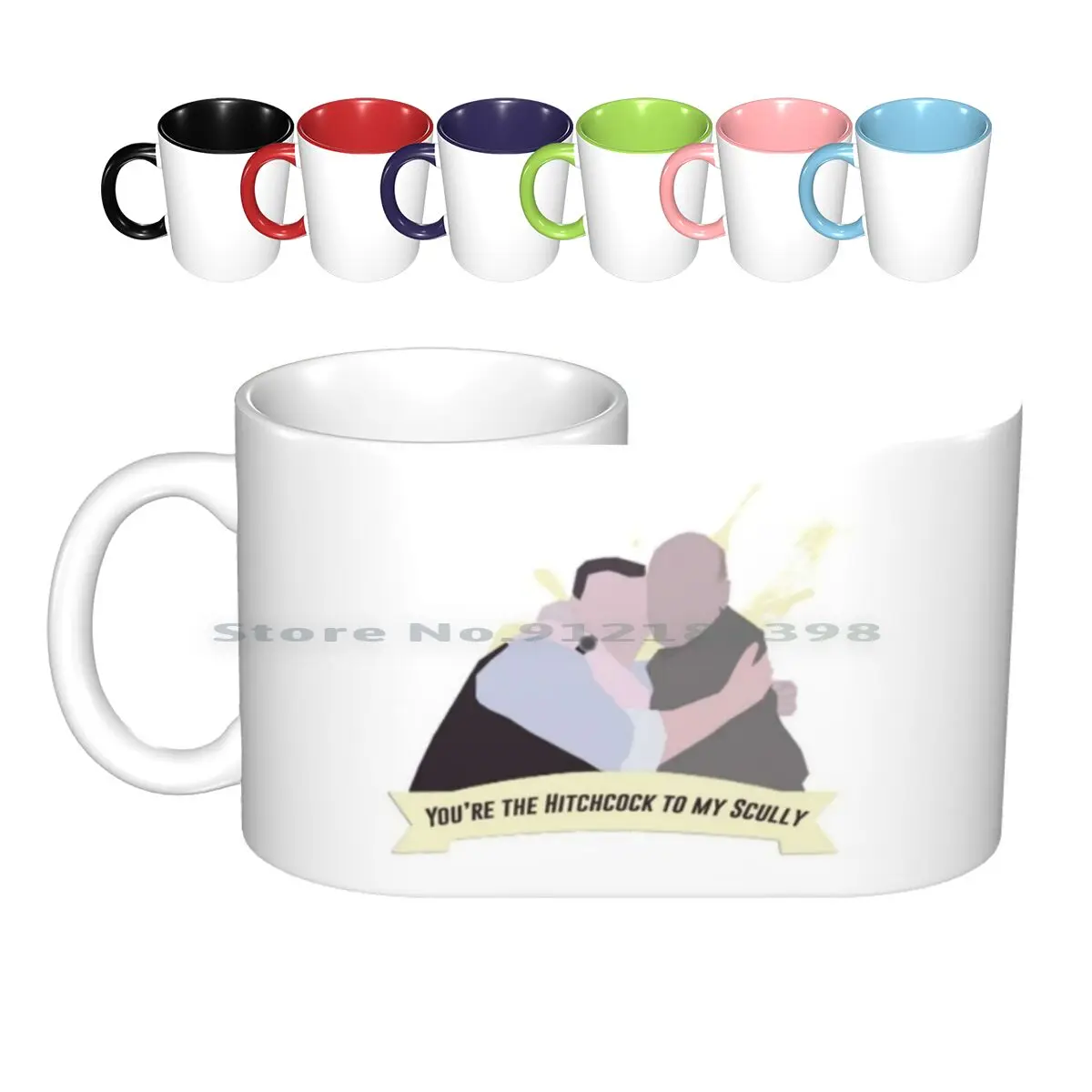 

Hitchcock / Scully. Ceramic Mugs Coffee Cups Milk Tea Mug Hitchcock Scully Brooklyn 99 Brooklyn Nine Nine Boyle Jake Peralta