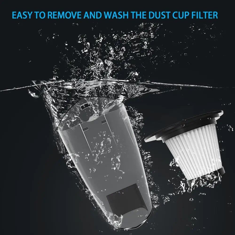 

Handheld Vacuum Cordless Powerful Dry And Wet Suction Portable Rechargeable Vacuum Cleaner Quick Charge