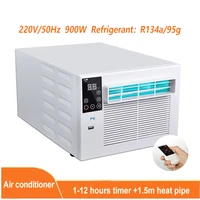 1100w desktop air conditioner portable small air cooler mosquito net air conditioning fan led control panel with remote control