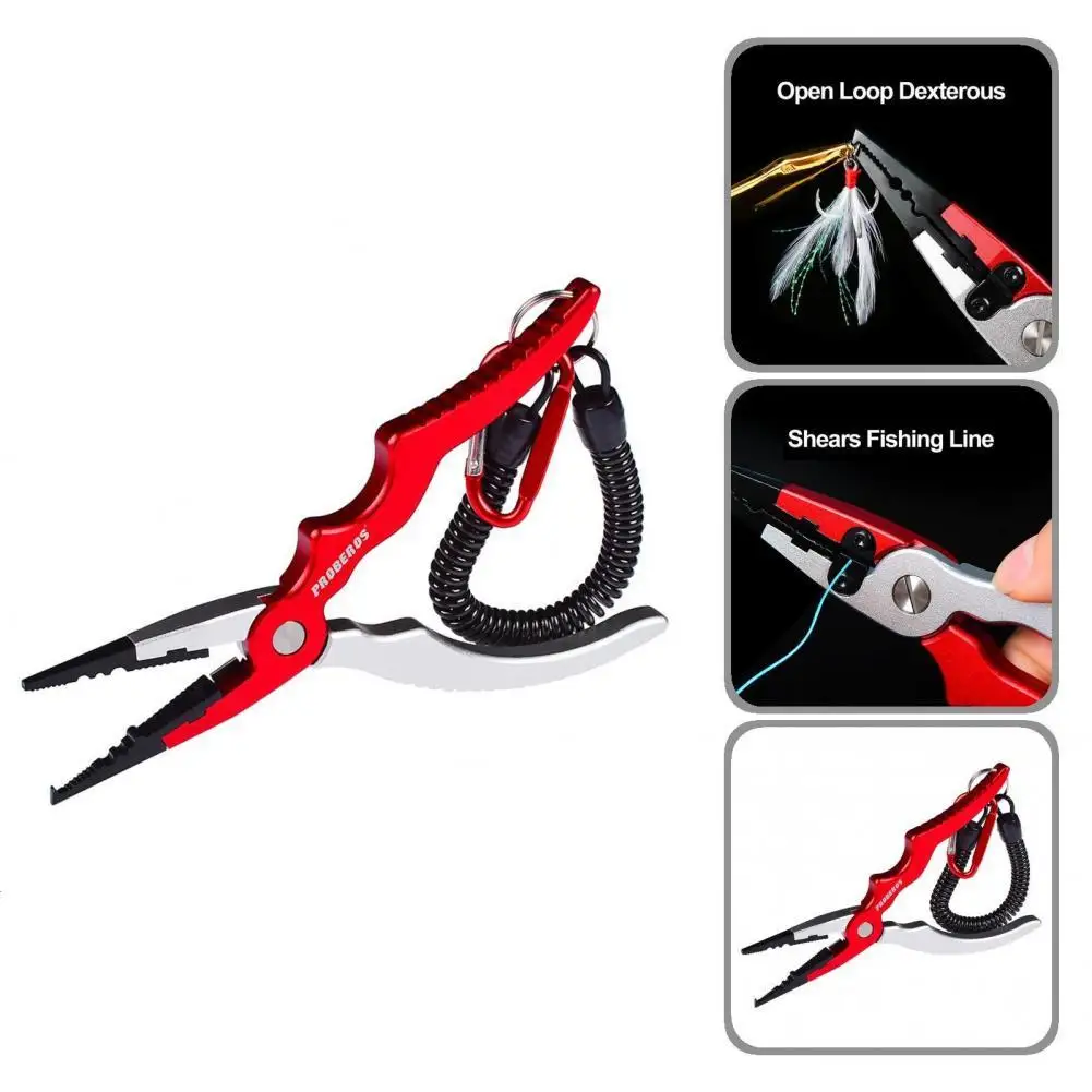 

Comfortable Grip Titanium Alloy Practical Fishing Clamp Pliers Fishing Tools