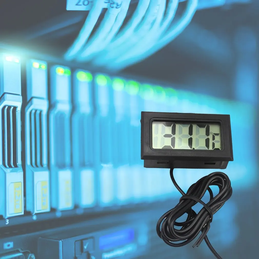 Электронный термометр для аквариума цифровой с ЖК дисплеем воды датчик