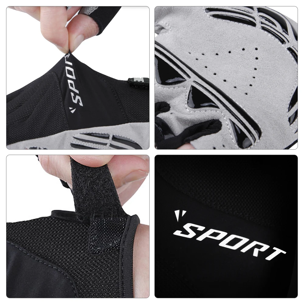 Перчатки для горного велосипеда Нескользящие дышащие велосипедные перчатки с