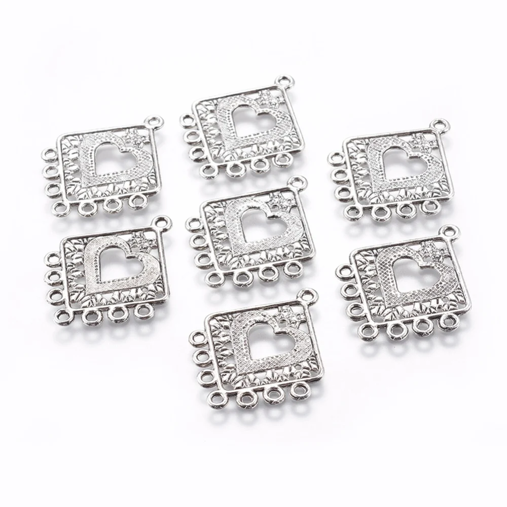 

Компоненты люстры из сплава, 30x24x1 мм, 10 шт.