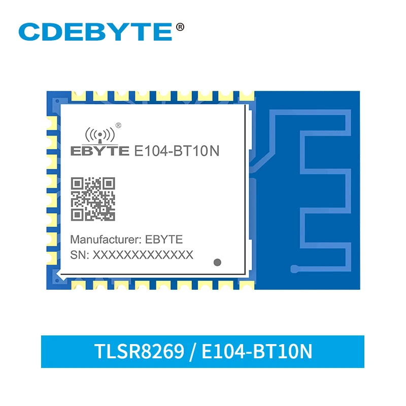 Узел трансивера TLSR8269 2 4 ГГц Sigmesh BLE4.2 UART GFSK E104 BT10N 8dbm PCB антенна SMD Беспроводная Bluetooth