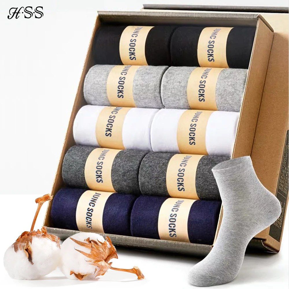New Style Black Casual Socks Soft Breathable Summer Winter L