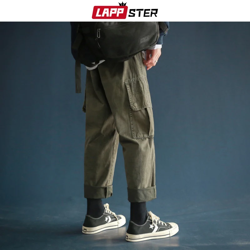 LAPPSTER Мужские Streetwear бегуны Брюки 2019 Mens Hip Hop Black Тренировочные штаны мужчины
