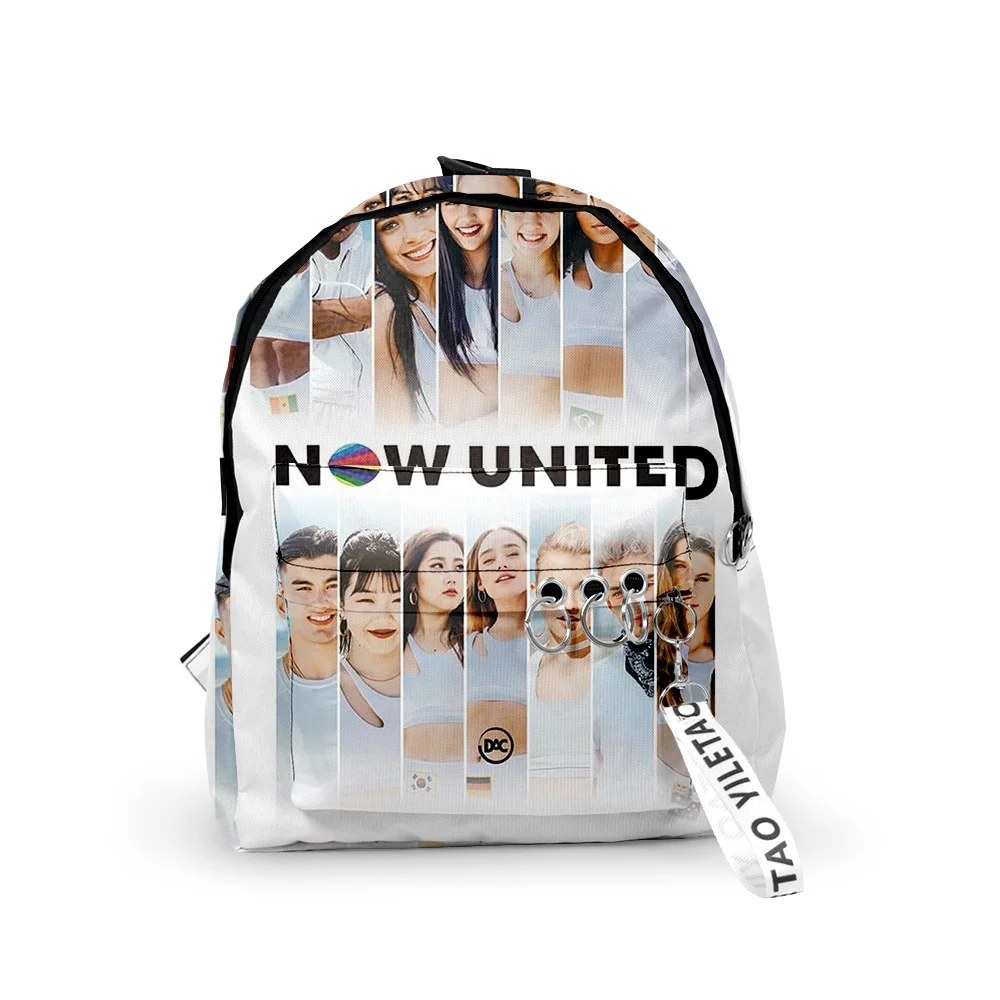 

Now United Sakura Simple College Wind Band Key Chain Zipper Backpack