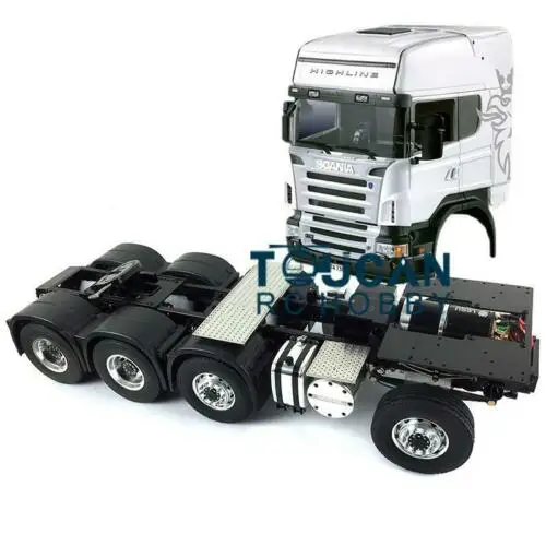 1/14 RC LESU Металлическое шасси для 8*8 трактор грузовик модель Дистанционное