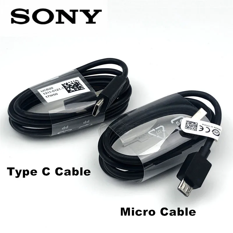 Оригинальный кабель для быстрой зарядки Sony QC 3 0 Быстрый XZ XZs XZp XC XZ1 XZ1C Z1 Z2 Z3 Z3C Z4 Z5P XA 1
