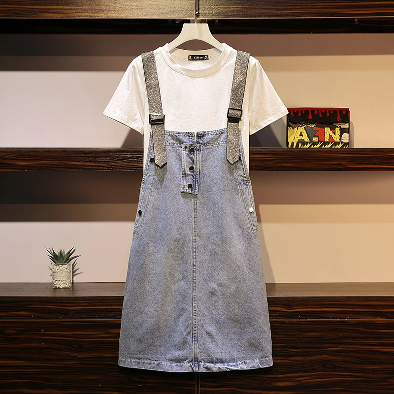 Женский комплект из двух предметов большого размера модель 2020 года летняя