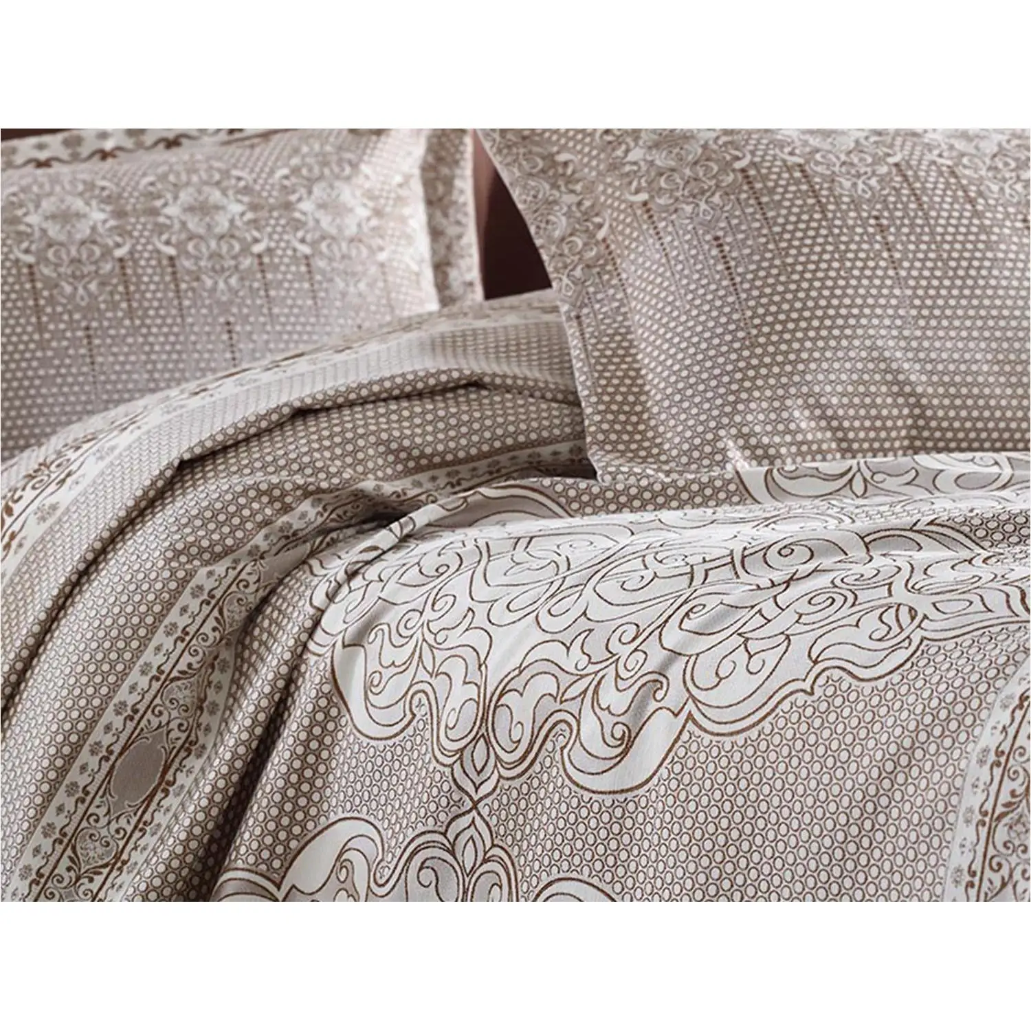 

Maria Jacquard Double Bed Cover Coffee