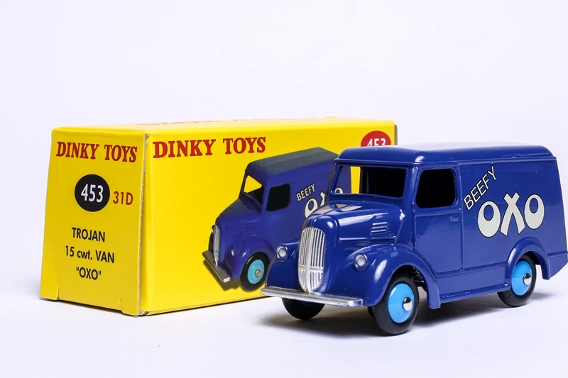 Dinky игрушки 1:43 TROJAN 15 cwt Van OXO 453 модель автомобиля из сплава литые металлические