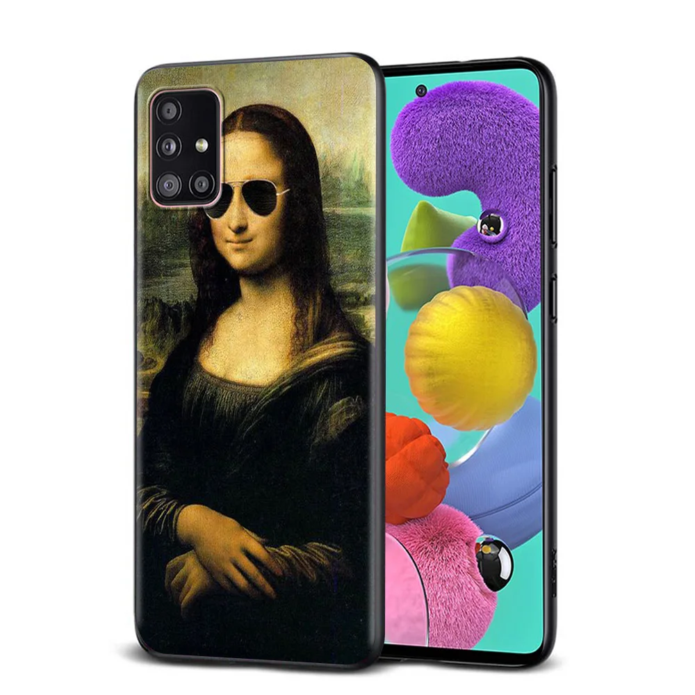 

Statue Mona Lisa David Shell For Samsung A51 A91 A72 A71 A52 A42 A41 A32 A31 A21s A21 A12 A11 A02s A02 A01 Case TPU Coque