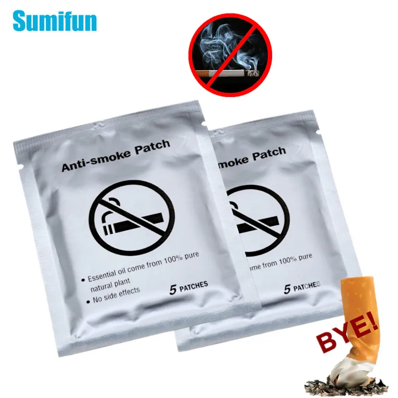 

20pcs=4bags Anti-smoke Patch Stop Quit Smoking Balm Patch Natural Ingredient Smoking Cessation Medical Plaster Health Care D2049