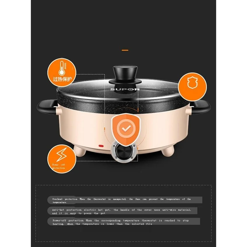 enseres catering commercial restaurant equipment aparato de cocina appareil cuisine home kitchen appliance electric skillet free global shipping