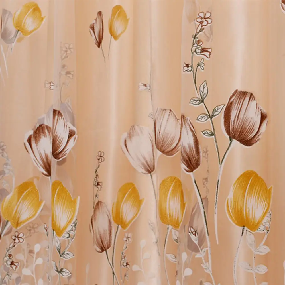 1*2 7 м тюльпан Цветочная вуаль занавеска Красивый Декор для дома дверь окно панель