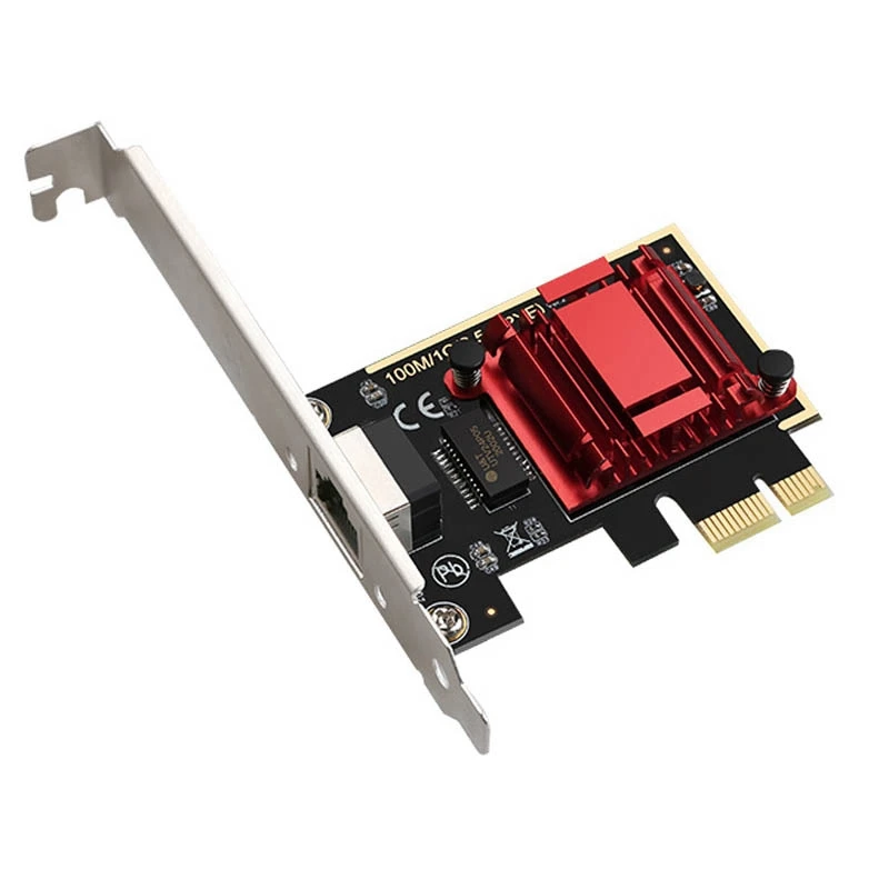 

TXA092 Computer Network Card, High-Speed and Stable 2.5G Gigabit Gaming Dedicated Diskless Network Card for Desktop