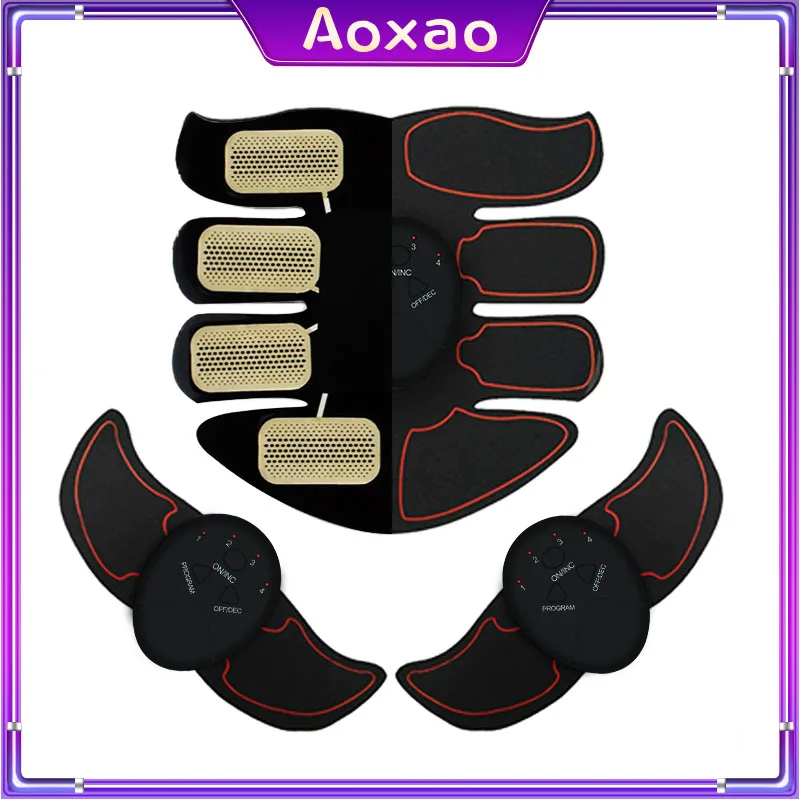 

Беспроводное устройство для стимуляции мышц, АБС-пластик, тренажер для брюшных мышц, тонер для тела, фитнеса, пластырь для придания формы, тр...