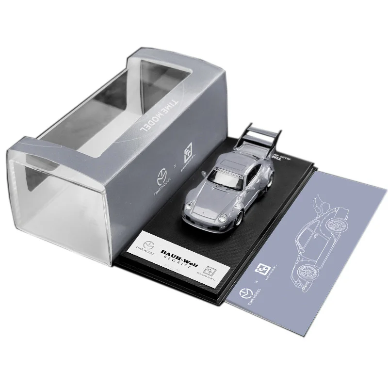 

Time Micro 1:64 Die Casting Diorama RWB 911 993 Classic Cement GreyCar Model Miniature Carros Brasileiros Toys Free Shipping