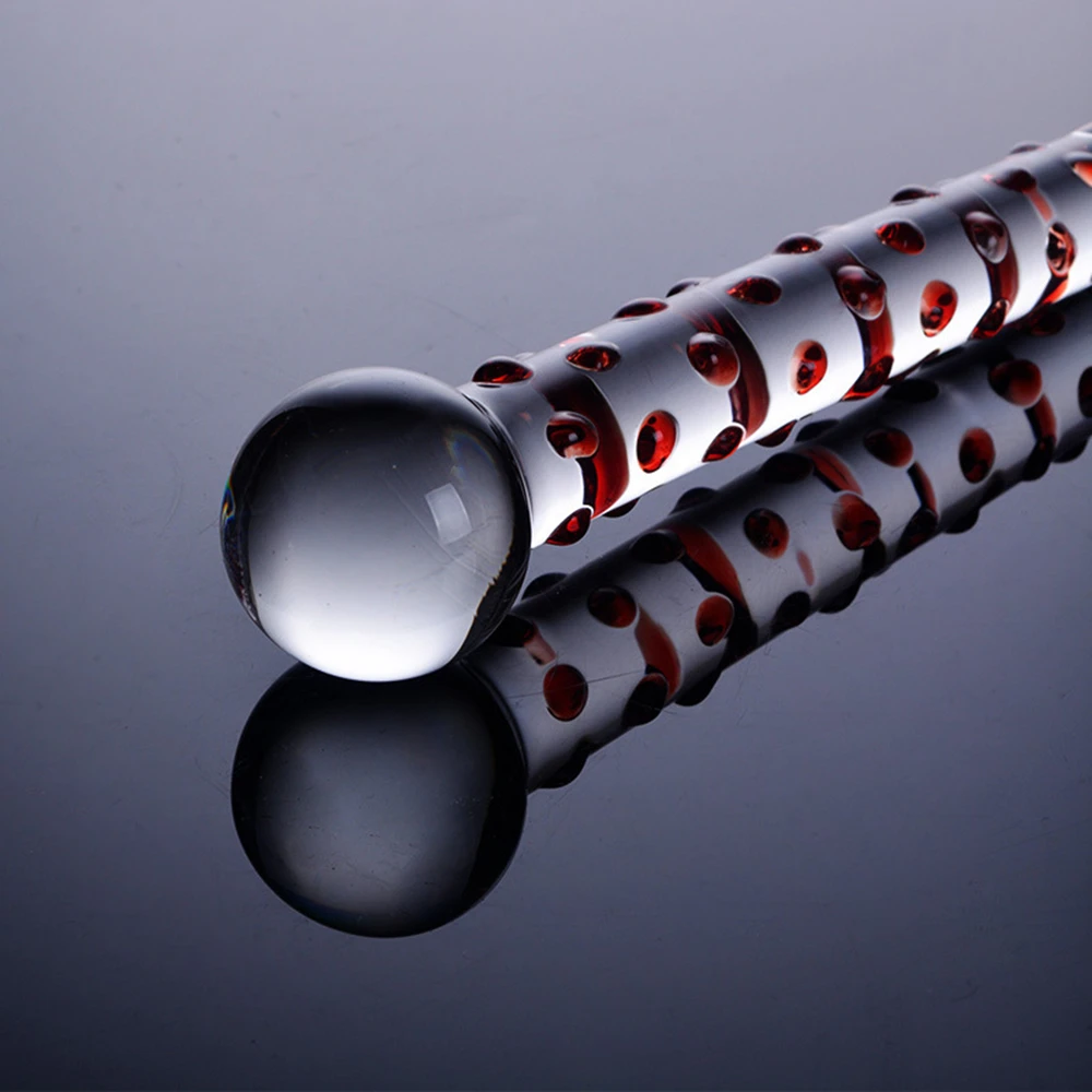 Новое прозрачное стекло фаллоимитатор искусственный пенис Хрустальные анальные