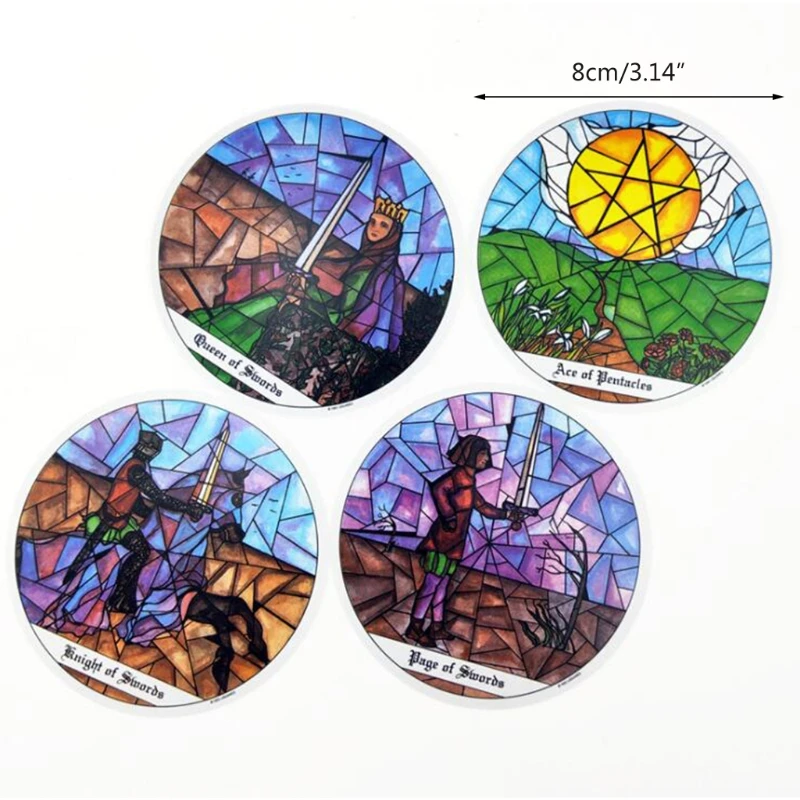 

78Pcs Deck Playing English Board Game Card Gifts Toys Classic Round Monastery Cloister Cards