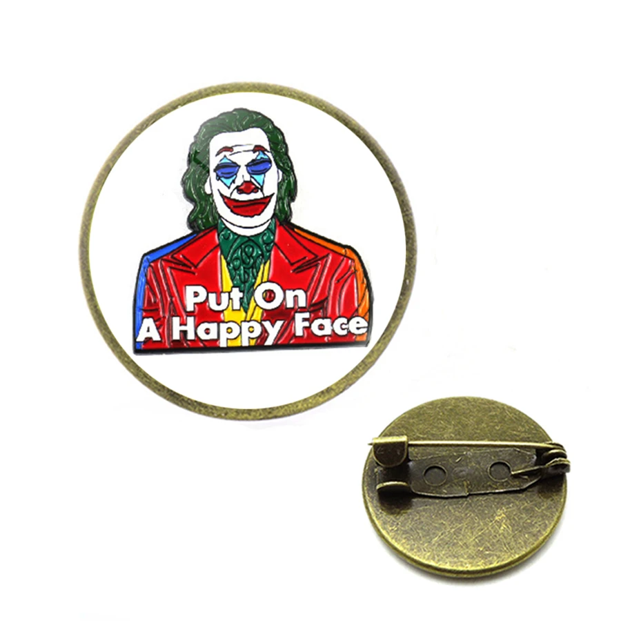 Популярная булавка в стиле Джокера изготовленная на заказ броши виде