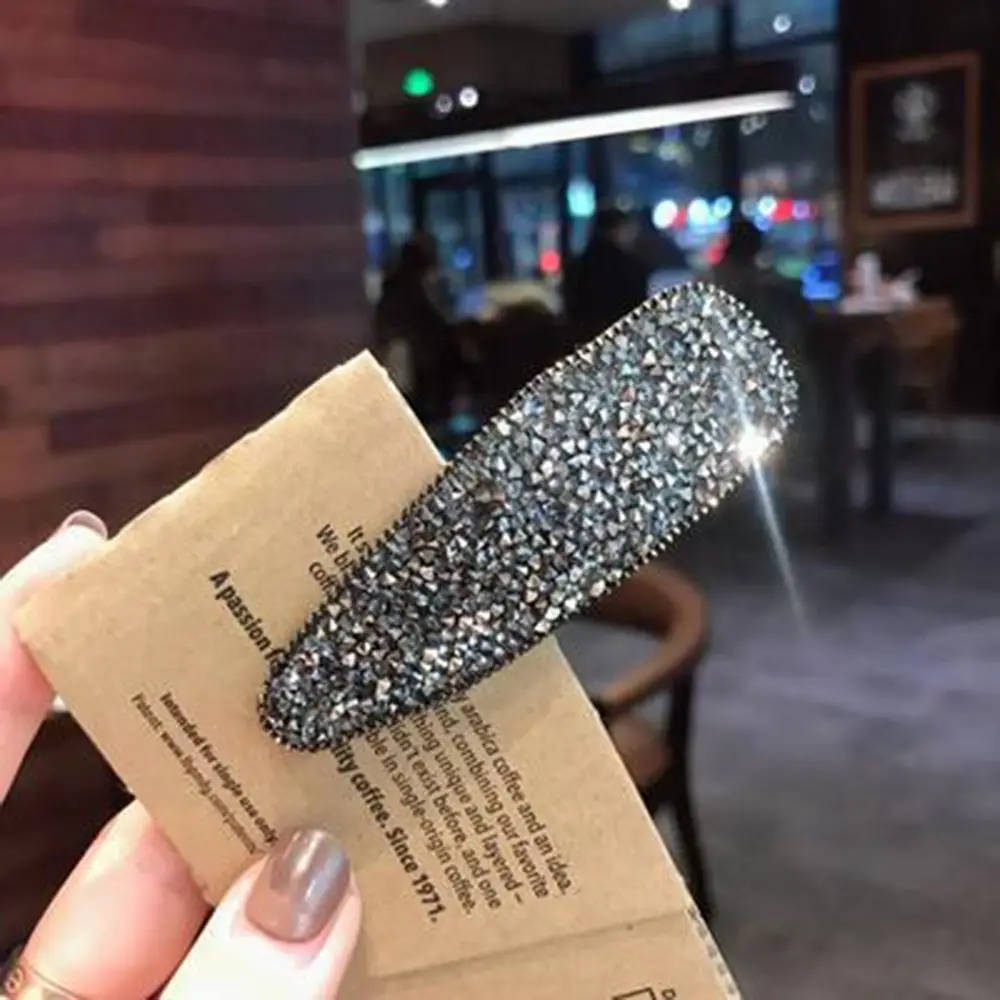 1 шт. квадратная капля Bling хрустальные шпильки для волос головные уборы для женщин девушек Стразы заколки невидимки для волос заколка аксессуары