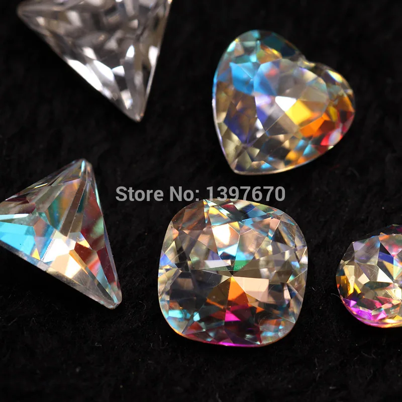 20 шт. разнообразные Блестящие кристаллы AB стеклянные стразы камень для украшения