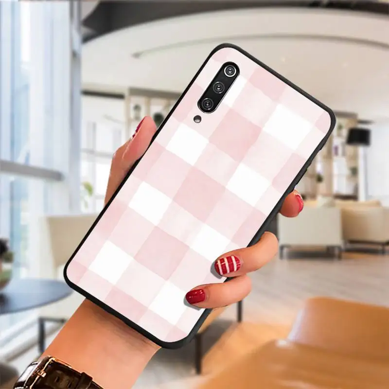 

INS lattice Phone Case For Redmi note 4 9 6a 4x 7 5 8t 9 plus pro Cover Fundas Coque