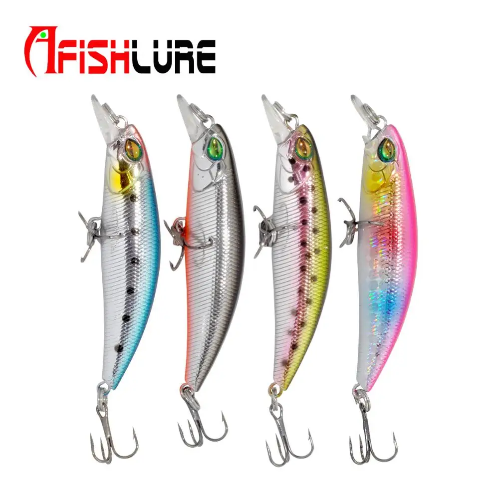 

Afishlure Hard Minnow Sinking Bass Fishing Wobbler Hard Lure Pesca Minnow Artificial Bait Hard Fishing Lure