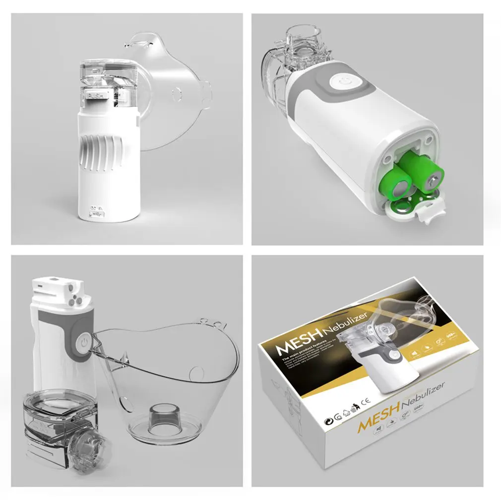 

Hand-Held Portable Atomizer Household Mini Silent Ultrasonic Micro Mesh Atomizer Gear Adjustment Usb