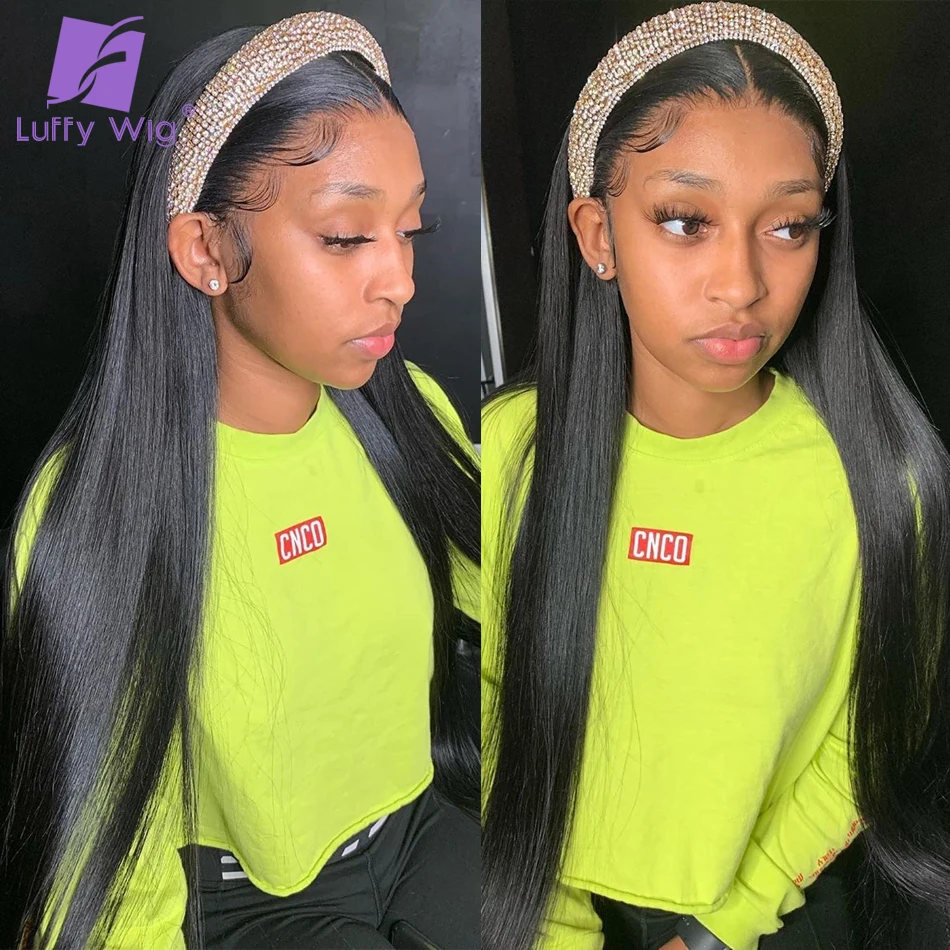 Шелковистые прямые искусственные волосы для женщин без клея геля Бразильская