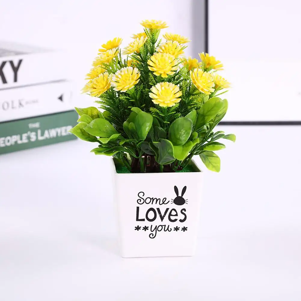 

1Pc Artificial Chrysanthemum Flower Miniascape Wedding Party Home Bonsai Decor