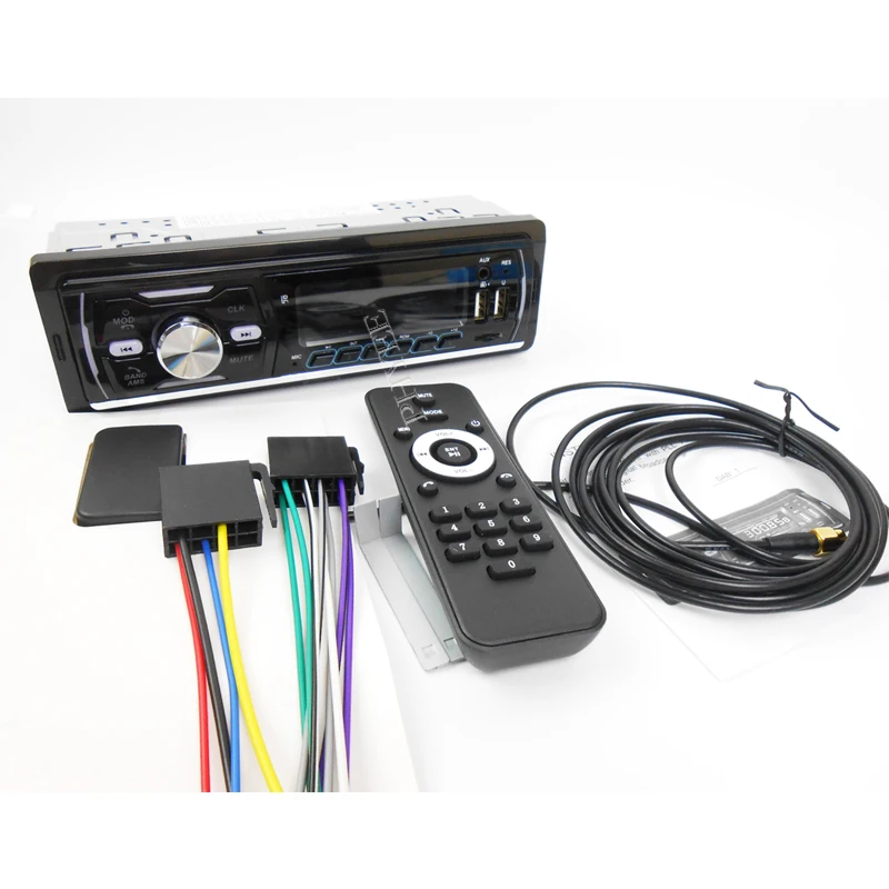 DAB Автомагнитола 1 Din Bluetooth Handsfree A2DP RDS FM AM TF USB 7 цветов освещение ISO стерео система MP3