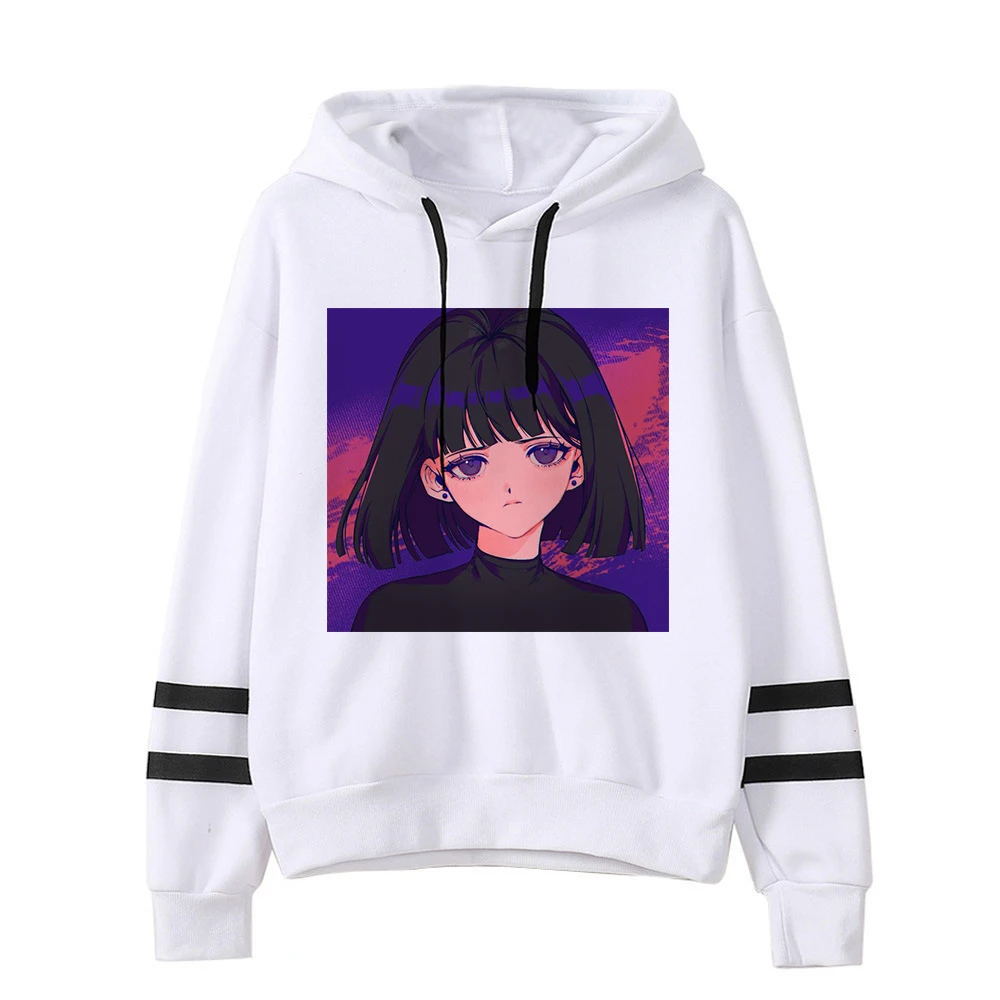 Сейлор свитшот с Луной кошкой Харадзюку корейский стиль ulzzang kawaii 90s мультфильм одежда пуловеры негабаритных с капюшоном уличная - Цвет: 3058