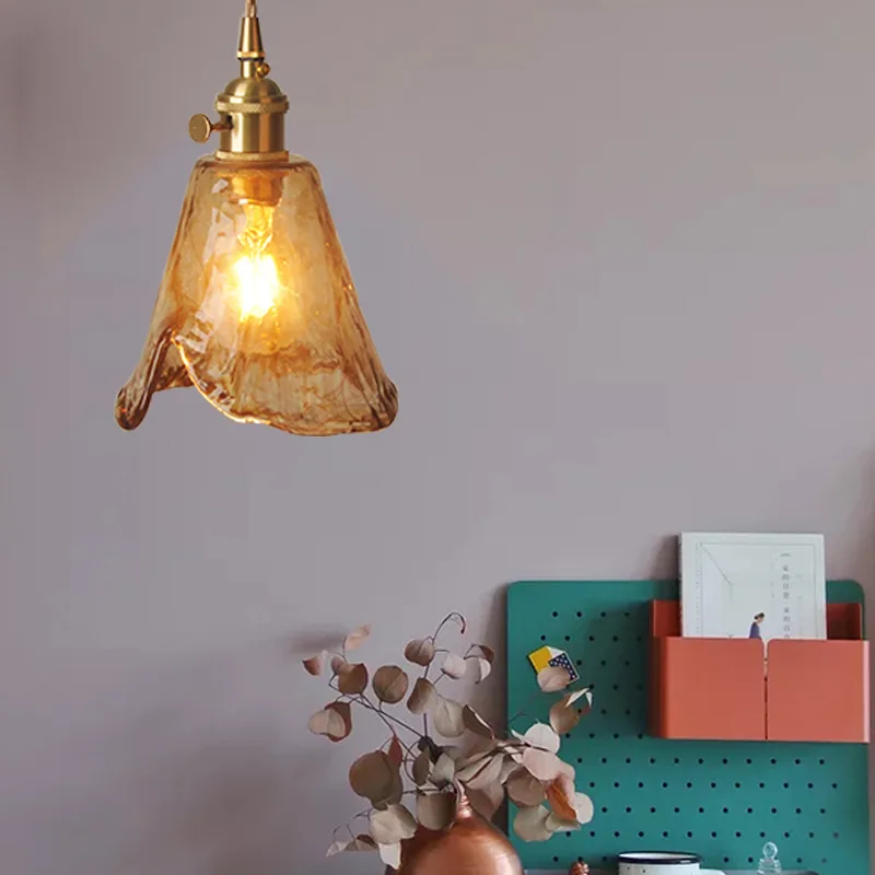 Роскошная латунная хрустальная люстра в стиле ретро светодиодный светильник для