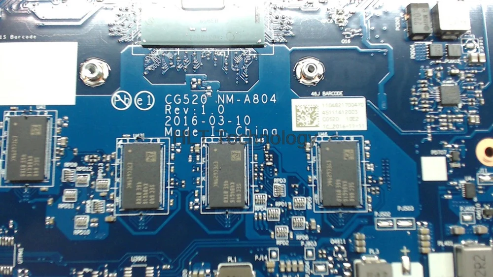 Материнская плата HOLYTIME для ноутбука lenovo ideapad 110-15IBR CG520 NM-A804 5B20L77440 основная SR2KN N3060