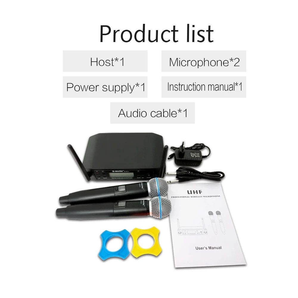 Беспроводной Bluetooth-микрофон профессиональная система УВЧ SM58 ручной микрофон для