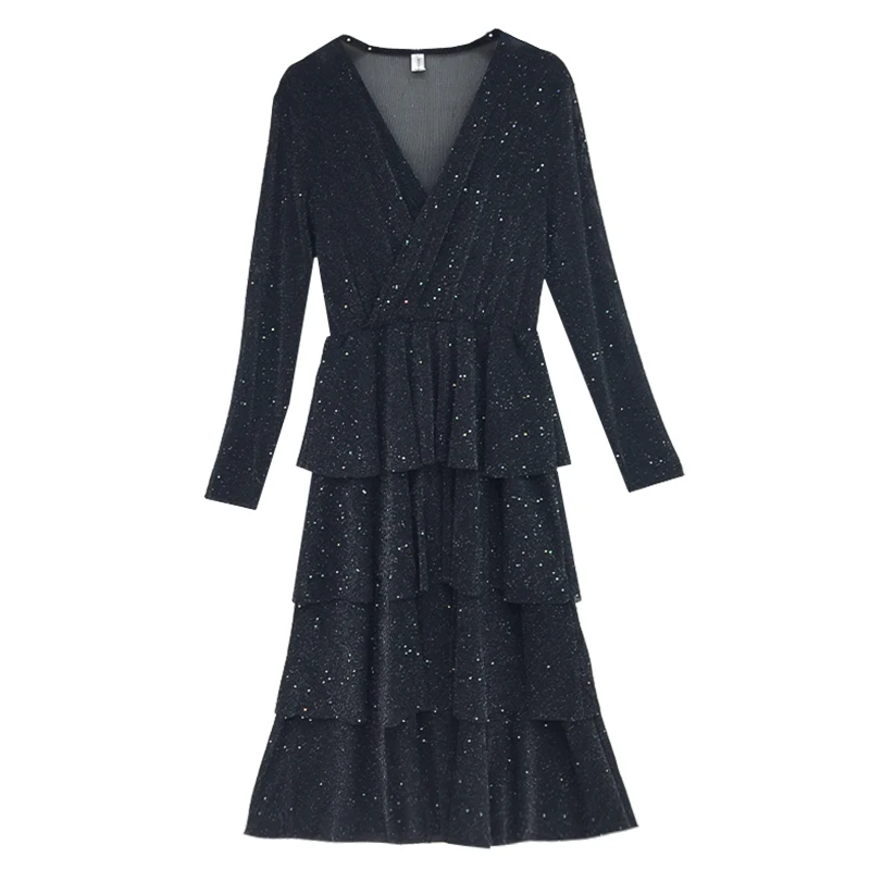 Envsoll платья с длинными рукавами для беременных женщин одежда кормления блестящее