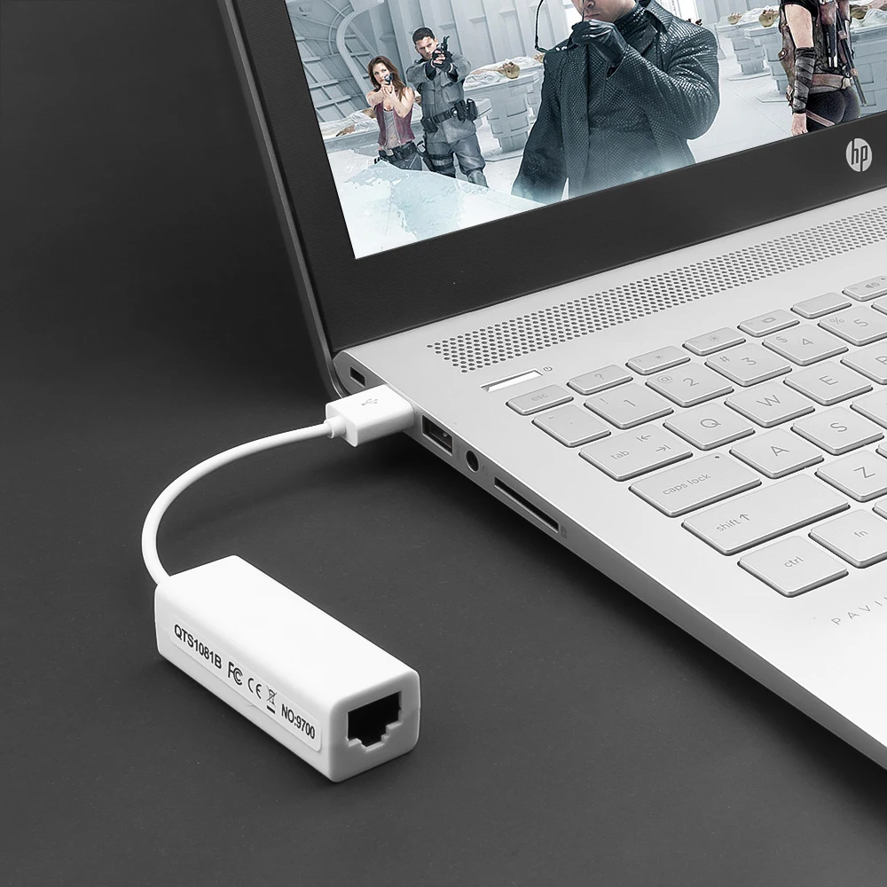 KEBIDU USB2.0 штекер к RJ45 Женский высокоскоростной Ethernet Сетевая карта 10/100 адаптер для